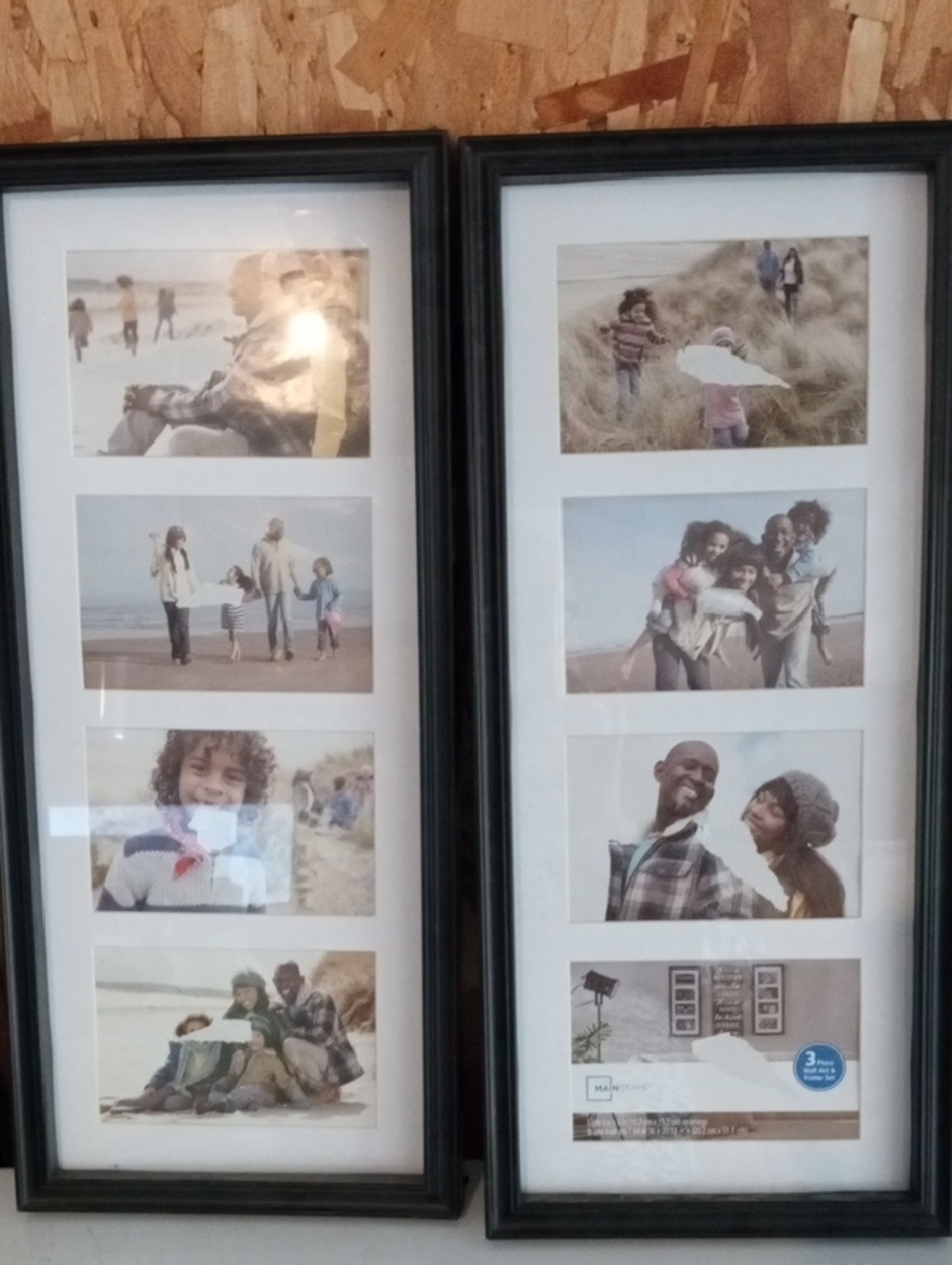 Source Unknown Black Multi-Opening Double Frame Set